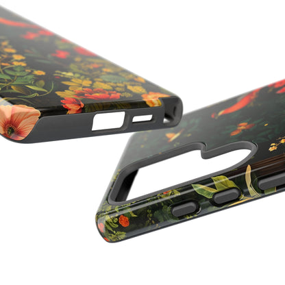 Floral Tough Phone Case, Nature-Inspired Design, Ideal for Garden Lovers, Gift for Birthdays, Christmas, Eco-Friendly Accessory