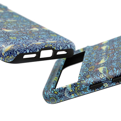 Bird and Floral Pattern Phone Case, Tough Cases, Gift for Nature Lovers, Eco-friendly, Custom Phone Accessories, All-Occasion