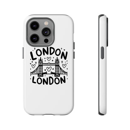 Love London Bridge Phone Case, Tough Cases for London Lovers, Cute Protection, Travel Gift, Phone Accessory, Design with Love