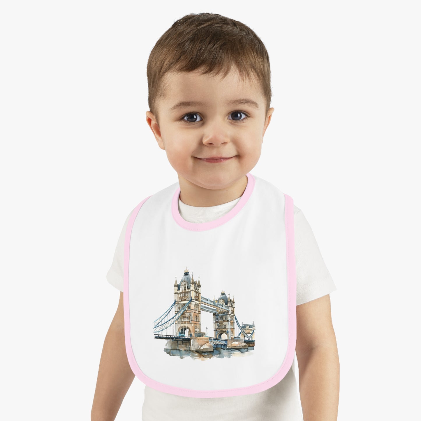 London Landmark Baby Bib | Unique Waterproof Baby Bib, Perfect Baby Gift, Cute Baby Accessories, Baby Shower Gift, Toddler Tableware