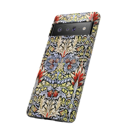 Stylish Phone Case - Floral Design, Tough Cases, Gift for Her, Phone Accessories, Trendy Tech, Unique Cell Phone Cover
