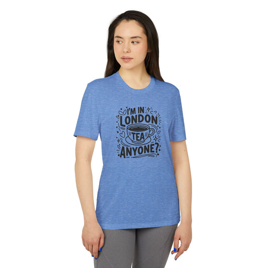Adidas Unisex Sport T-Shirt - I'm in London tea Anyone? - Graphic Tee