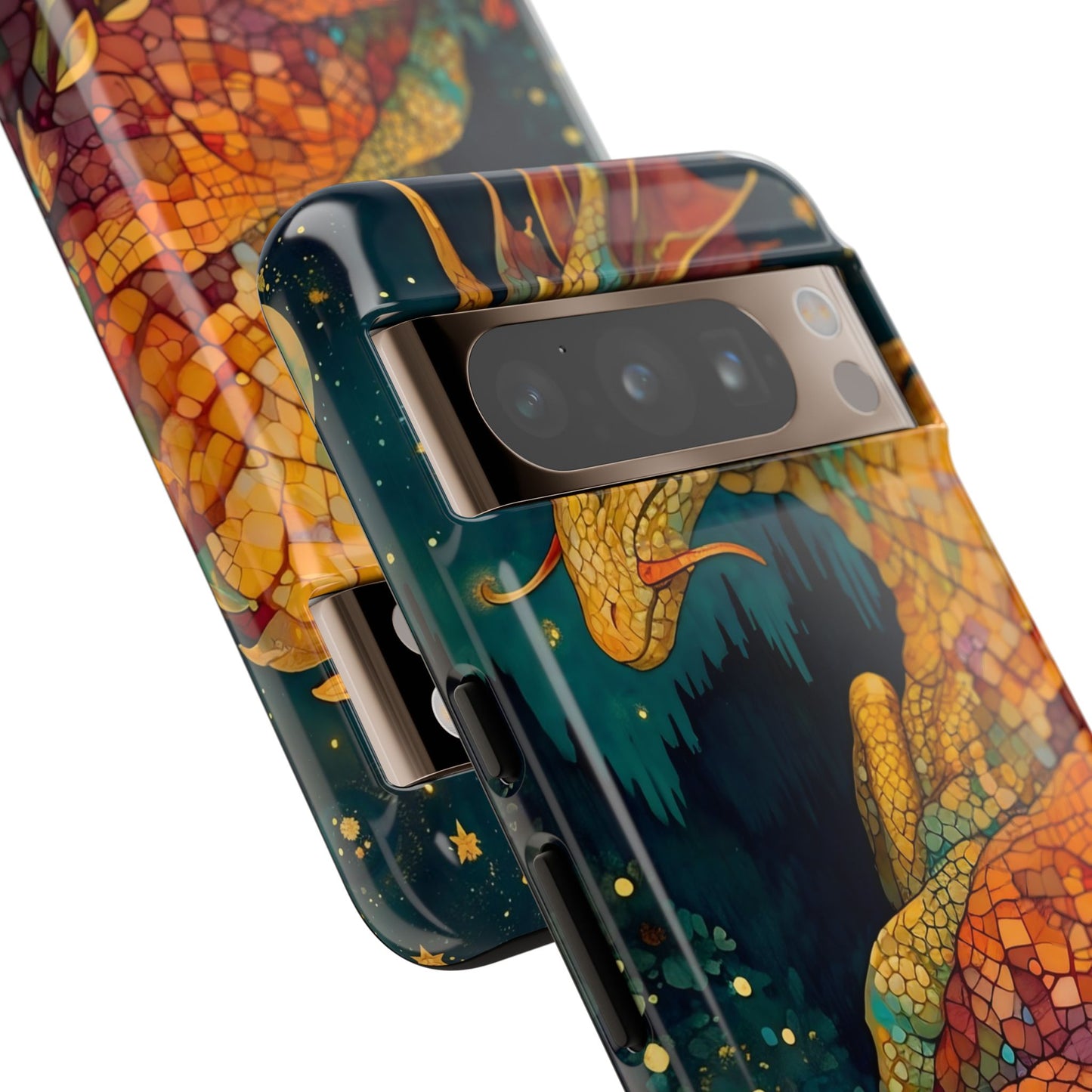 Dragon Art Phone Case, Tough Phone Cover, Fantasy Gift, Unique Mobile Accessory, Dragon Lover Gift, Stylish Protection