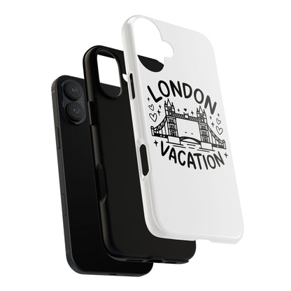 London Vacation Phone Case, Travel Accessories, Unique Gift, London Lover, Custom Phone Cover, Vacation Souvenir