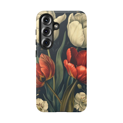 White Flower Tough Cases