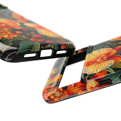 Floral Phone Case - Tough Cases, Protective Cover, Gift for Her, Smartphone Accessory, Floral Design, Nature-Inspired