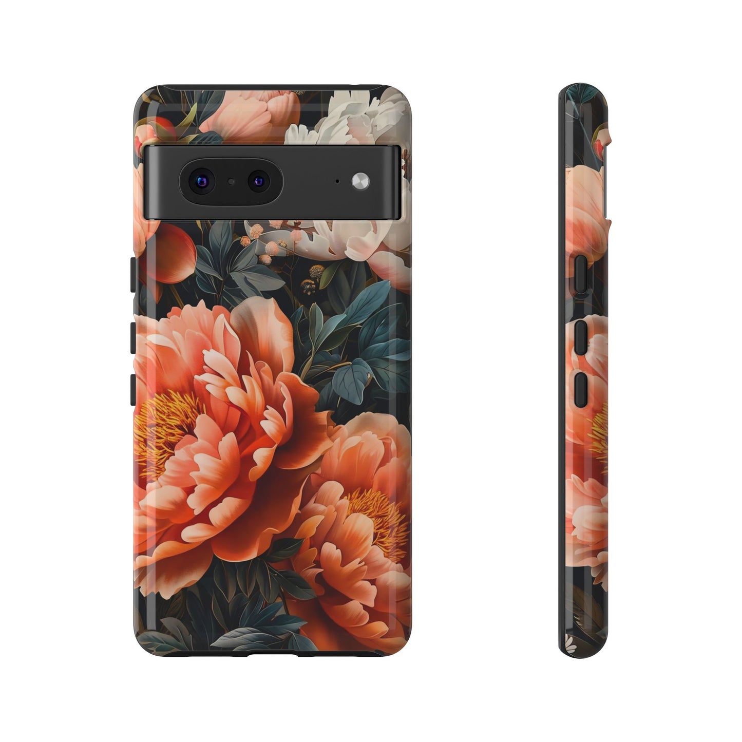 Floral Phone Case - Tough Cases, Durable Cover, Flower Design, Unique Gift, Phone Accessories