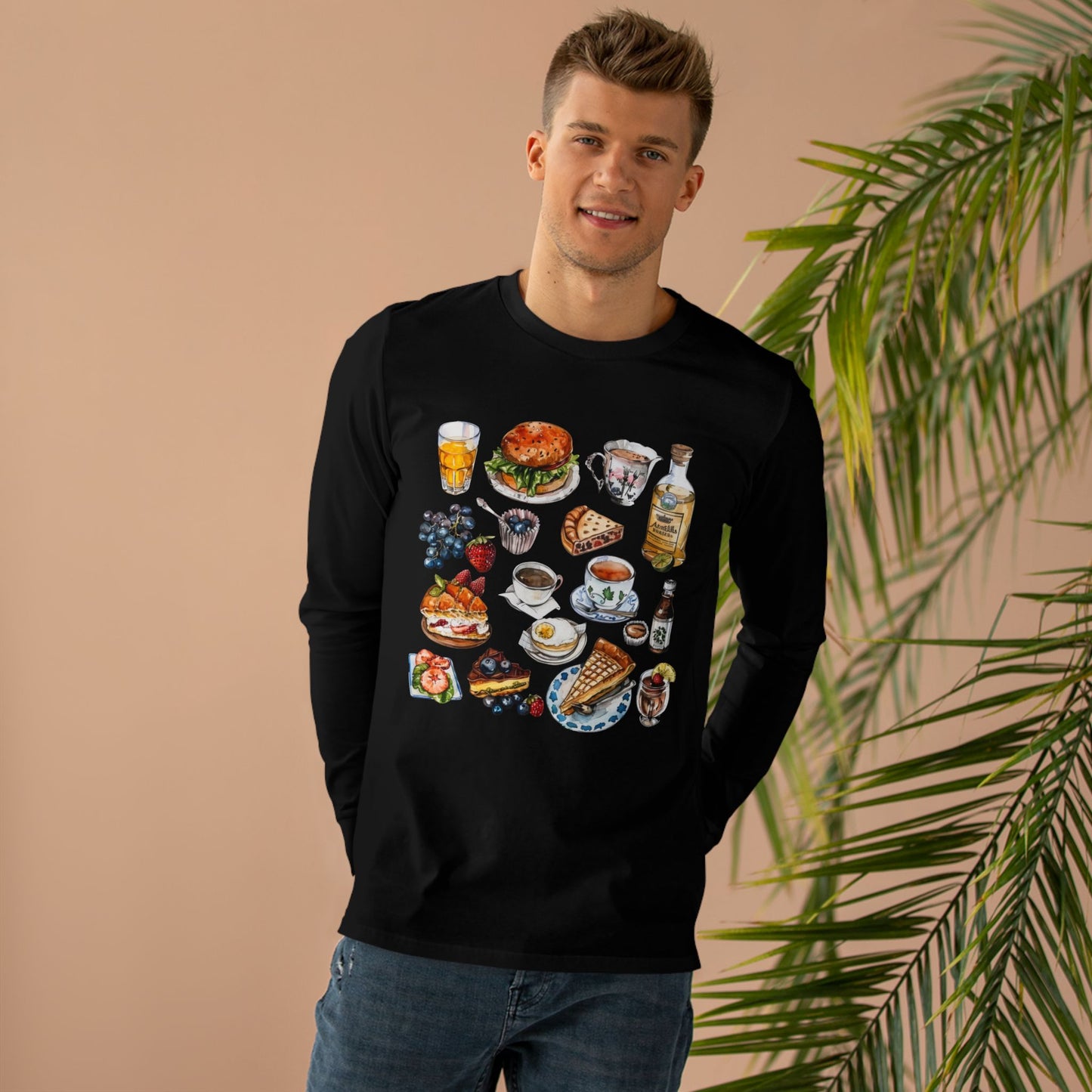 Men’s Base Longsleeve Tee - Vintage England Icons