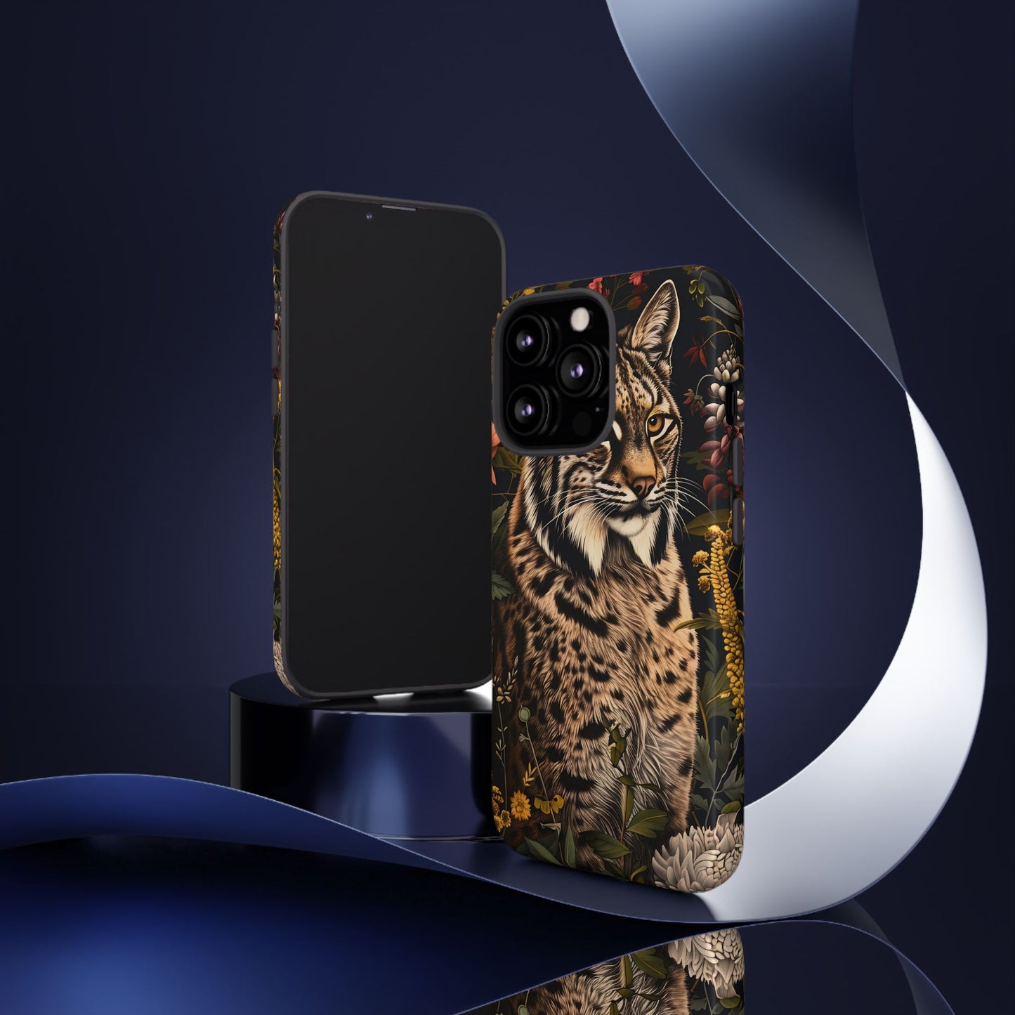 Wildlife Phone Case with Lynx Design, Tough Cases, Animal Lovers Gift, Nature Inspired Accessories, Unique Tech Protection