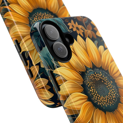 Sunflower Phone Case - Bright Floral Design, Stylish Tough Cover for Sunflower Lovers, Gift for Plant Enthusiasts, Mom Gift, Nature Lovers
