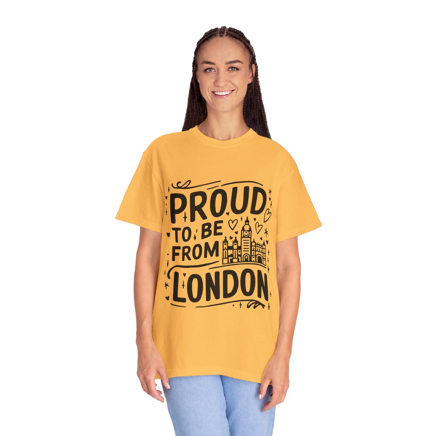 Unisex Garment-Dyed T-shirt - Proud to be from London