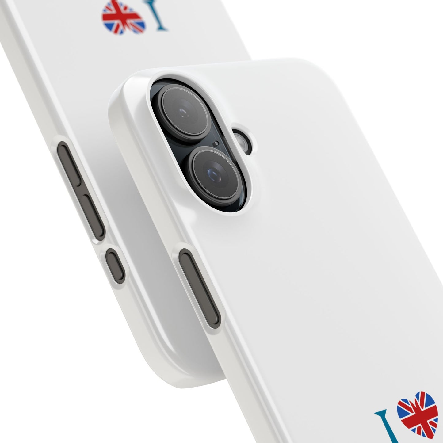 I Love England Slim Phone Case, UK Pride Phone Cover, Gift for Travelers, Smartphone Accessory, England Souvenir Case