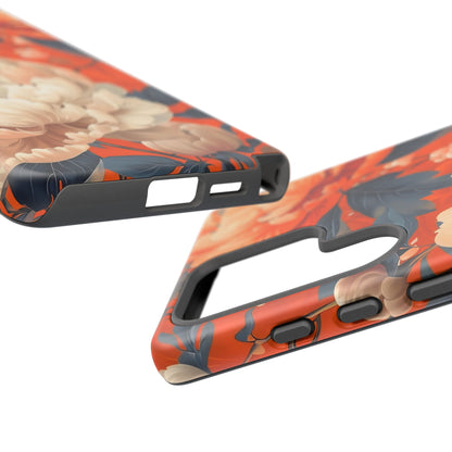 Floral Tough Case, Durable Floral Phone Case, Stylish Protection Case, Gift for Her, Spring Accessories, Mother’s Day Gift