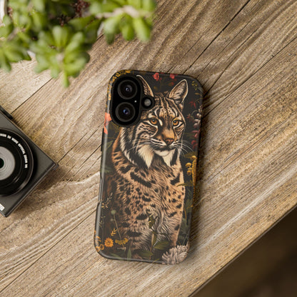 Wildlife Phone Case with Lynx Design, Tough Cases, Animal Lovers Gift, Nature Inspired Accessories, Unique Tech Protection