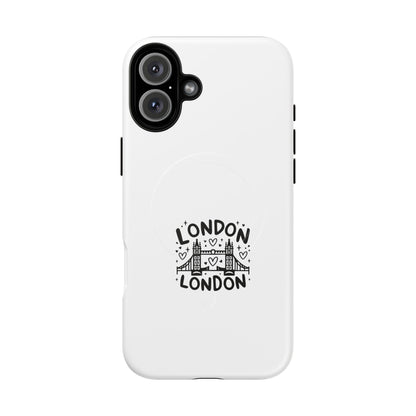 London-Inspired Tough Magnetic Cases | Perfect for Travelers, Gift for Friends, Unique Phone Protection, London Souvenirs, Travel Gifts
