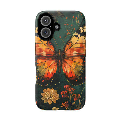 Butterfly Phone Case – Tough Cases for Nature Lovers, Floral Design, Butterfly Art, Unique Gift, Eco-Friendly Protection