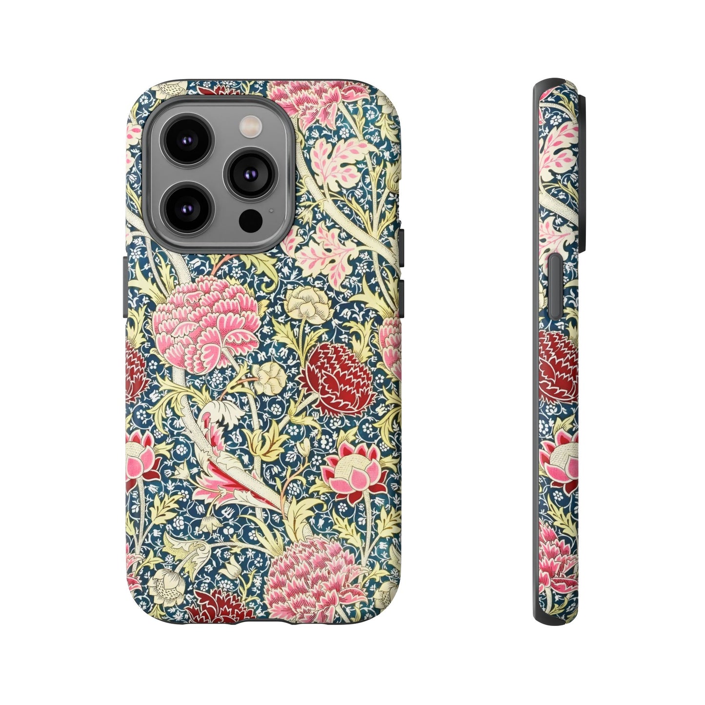 Floral Phone Case, Tough Cases, Durable Phone Cover, Stylish Phone Protector, Gift Idea for Nature Lovers, Floral Pattern Tech Accessories