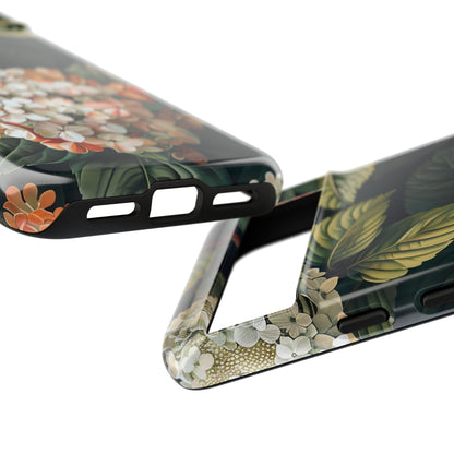 Floral Phone Case - Tough Cases, Nature Lover Gift, Floral Design, Botanical Phone Cover, Stylish Cellphone Accessory, Mother's Day Gift