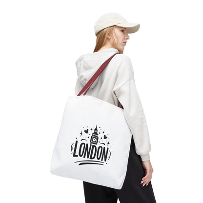 London-Themed Tote Bag | Stylish, Unique Bag for Travelers, Beach, Shopping, Gifts, or Everyday Use