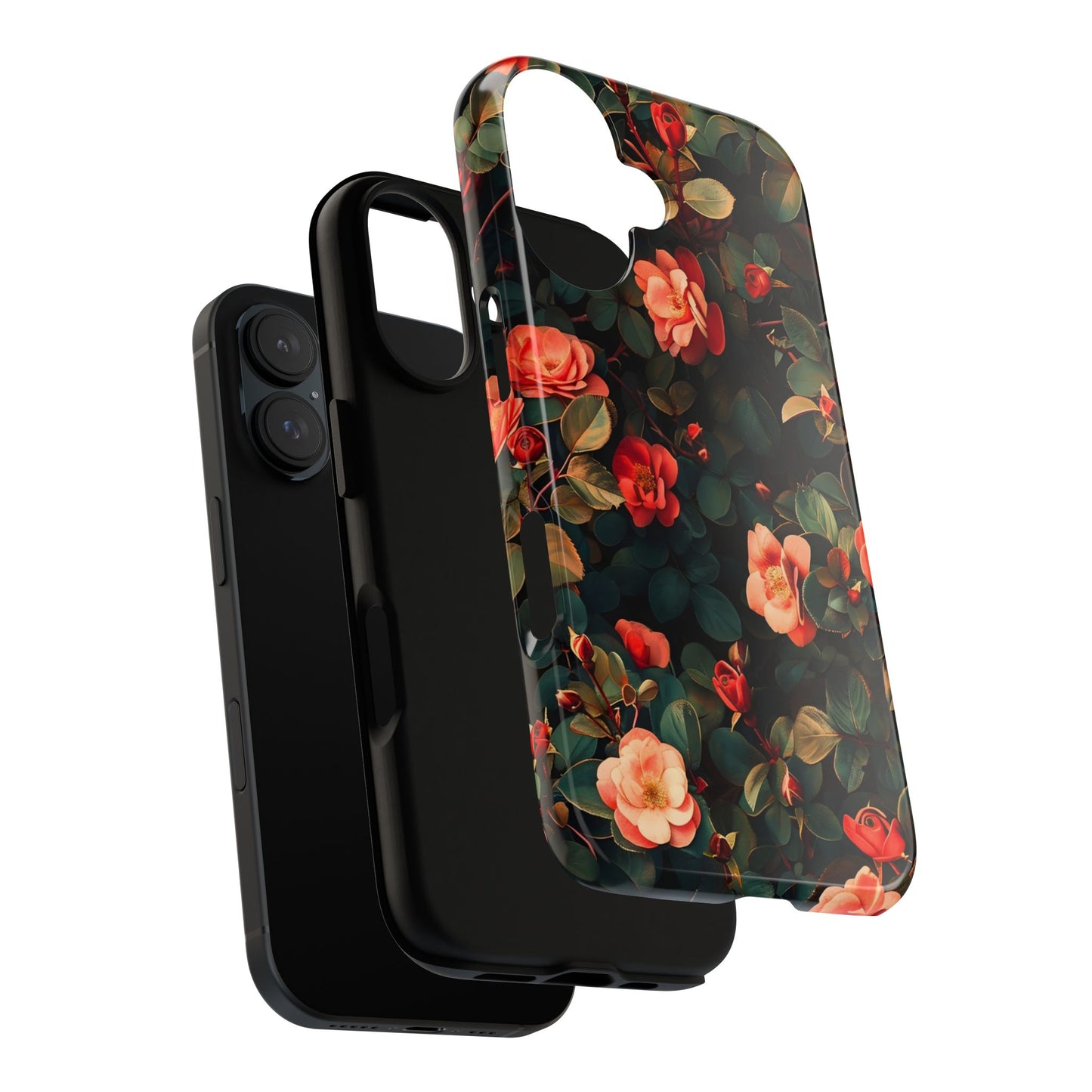 Floral Phone Case - Elegant Floral Design, Tough Protective Case, Perfect Gift for Her, Trendy Phone Accessories, Mother’s Day, Birthday