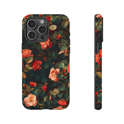 Floral Phone Case - Elegant Floral Design, Tough Protective Case, Perfect Gift for Her, Trendy Phone Accessories, Mother’s Day, Birthday