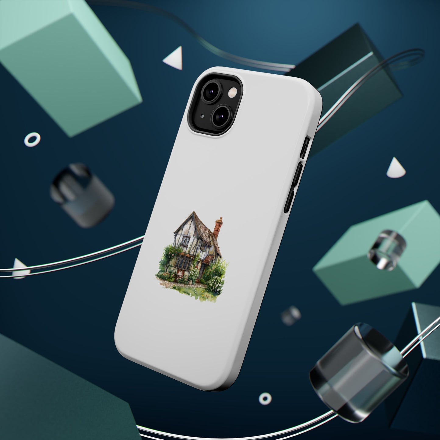 Magnetic Phone Cases, Whimsical Cottage Design, Unique Gift, Phone Accessory, Artful Cases for Nature Lovers, Customized Options