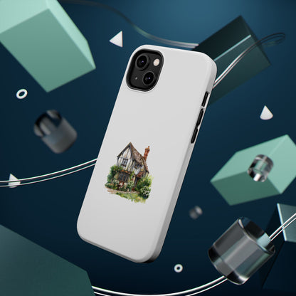 Magnetic Phone Cases, Whimsical Cottage Design, Unique Gift, Phone Accessory, Artful Cases for Nature Lovers, Customized Options