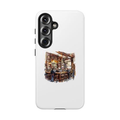 Artistic Phone Case - Cozy Pub Design