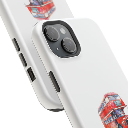 Stylish Magnetic Phone Cases | London Bus Design, Unique Gift for Travelers, Durable Protection, Trendy Accessories, Phone Covers