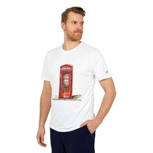 adidas Unisex Sport T-shirt - Classy British Public Telephone