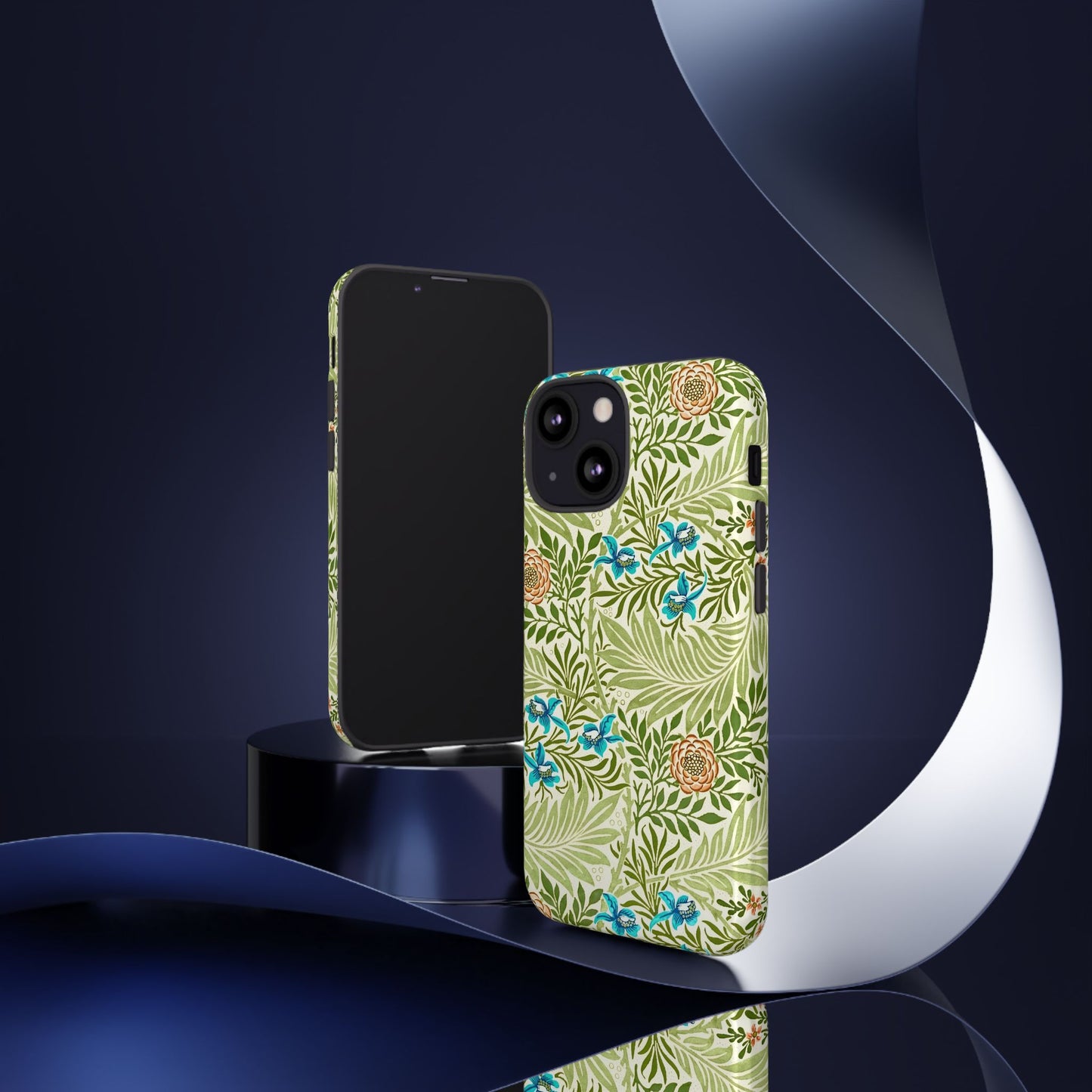 Tough Cases Phone Case, Botanical Print Phone Cover, Floral Smartphone Accessory, Nature-Inspired Tech Gear, Gift for Plant Lovers