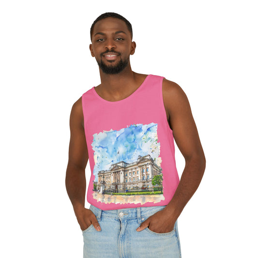 Unisex Garment-Dyed Tank Top - British Nature - Scenic Landscapes and Natural Beauty