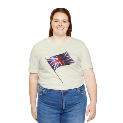 Unisex Jersey Short Sleeve Tee - Classic UK Flag Design - Union Jack Symbol