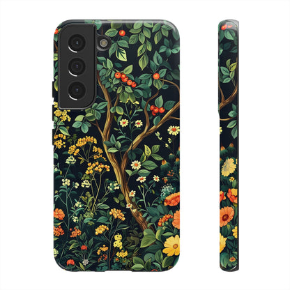 Floral Phone Case - Tough Cases, Colorful Nature Design, Gift for Flower Lovers, Phone Accessory, Unique Cell Phone Cover