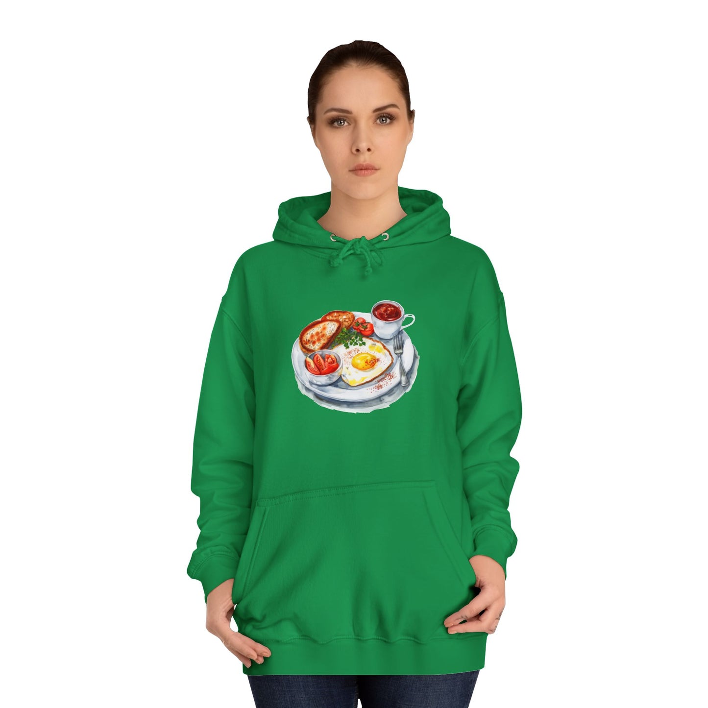 Unisex College Hoodie - Royal Treats - British Cuisine with a Regal Twist