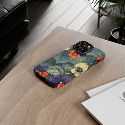 Tough Cases Floral iPhone Case, Tough Phone Cover, Stylish Floral Design, Gift for Her, Summer Vibe, Durable Protective Case