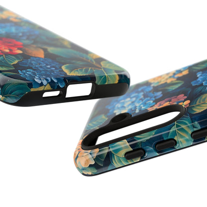 Floral Phone Case, Stylish Tough Case for Gardener Gift, Flower Lover Accessory, Pretty Floral Design, Protective Case