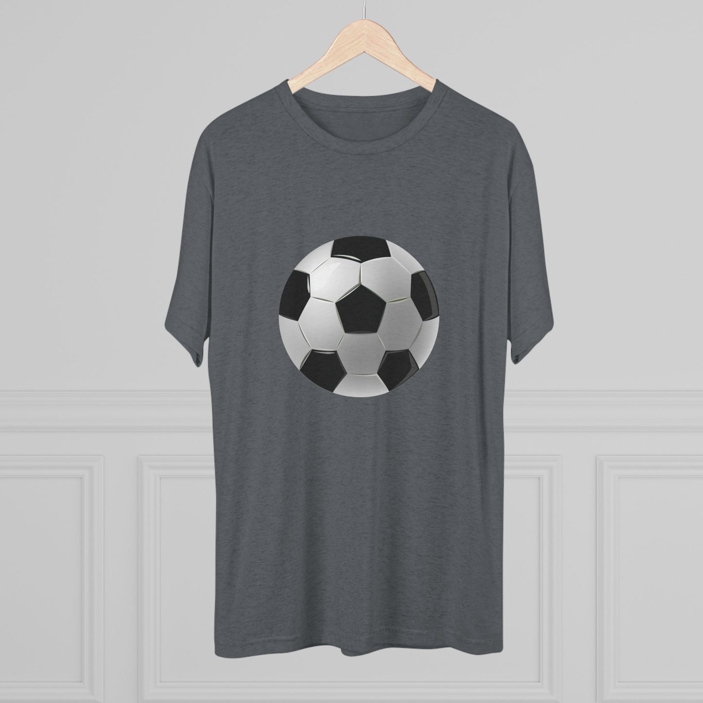 Dynamic Football Design - Sports Passion and Energy Unisex Tri-Blend Crew Tee