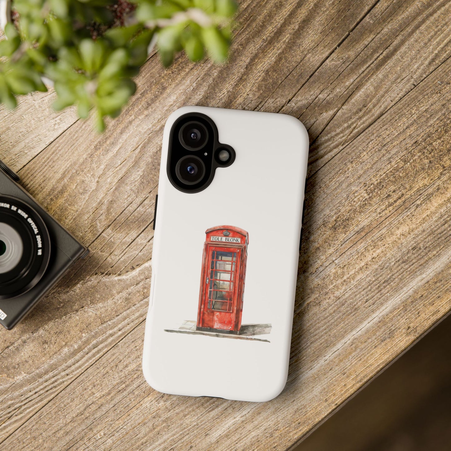 London Phone Booth Tough Case for Smartphones - Stylish Protection with a Unique Design
