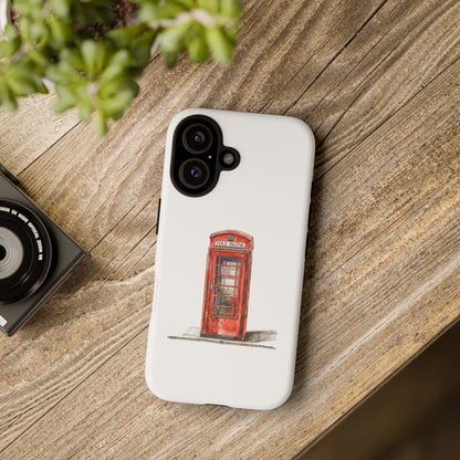 London Phone Booth Tough Case for Smartphones - Stylish Protection with a Unique Design
