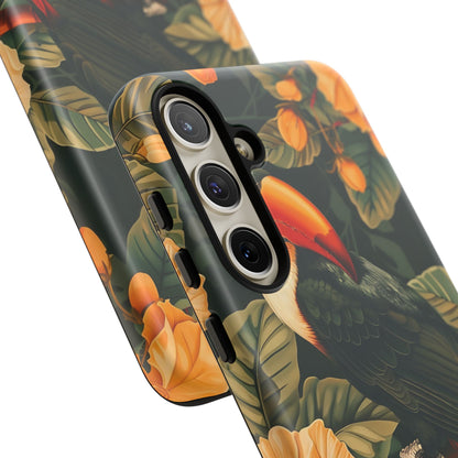 Tropical Toucan Phone Case, Exotic Bird Cover, Nature Lover Gift, Eco-Friendly Design, Customizable Tech Accessory