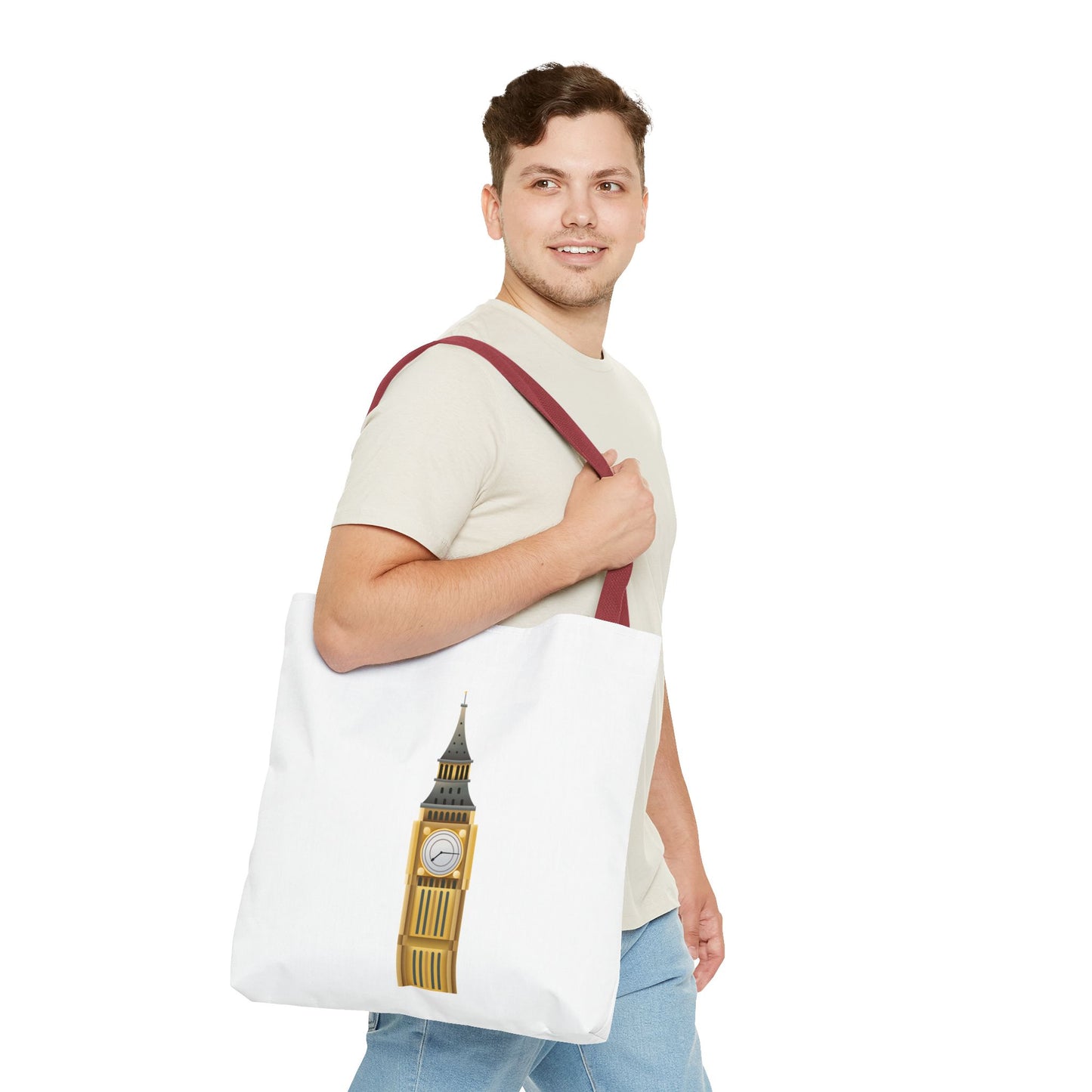Big Ben Tote Bag, City Tour Tote, Travel Essentials, Gift for Travelers, London Souvenir, Eco-Friendly Shopping Bag