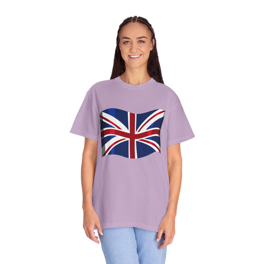 Unisex Garment-Dyed T-shirt - The Union Jack - Symbol of Britain