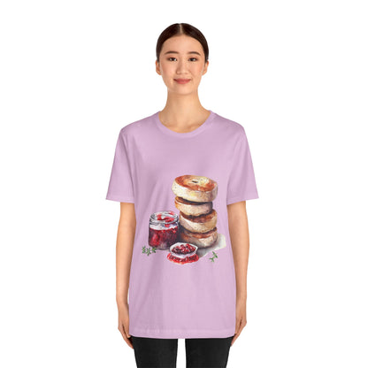 Unisex Jersey Short Sleeve Tee - Heritage on a Plate - Exploring British Cuisine