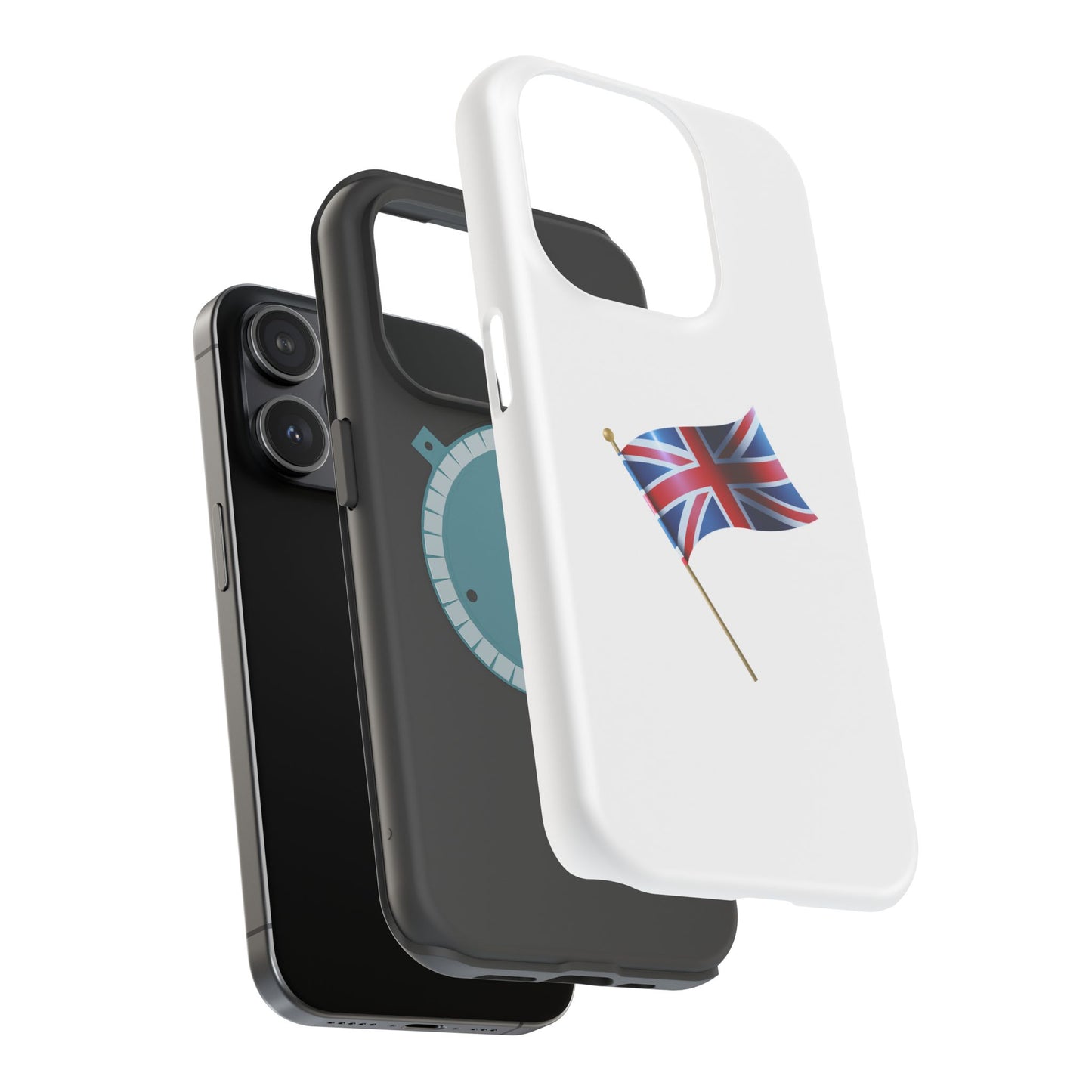 Vintage Union Jack Magnetic Phone Case, British Flag Tough Case, Gift for Anglophiles, Travel Accessories,UK Prid e Case