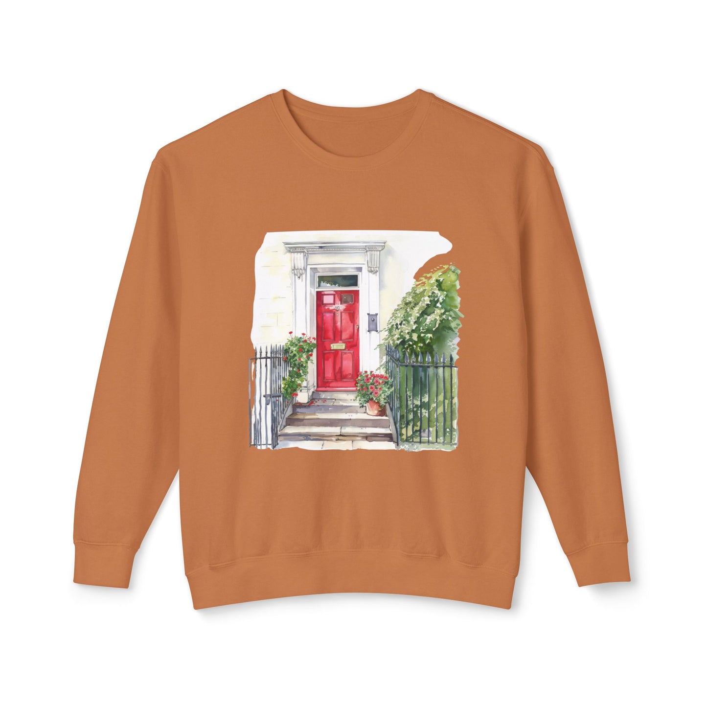 Unisex Lightweight Crewneck Sweatshirt - British Nature - Scenic Landscapes and Natural Beauty