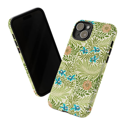 Tough Cases Phone Case, Botanical Print Phone Cover, Floral Smartphone Accessory, Nature-Inspired Tech Gear, Gift for Plant Lovers