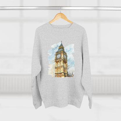 Unisex Crewneck Sweatshirt - Iconic Big Ben Clock Tower