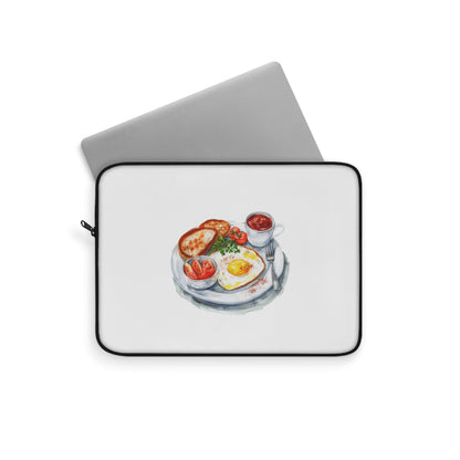 Breakfast-Inspired Laptop Sleeve | Cozy & Functional | Gifts for Foodies, Office Workers, Students | Cute Tech Accessory