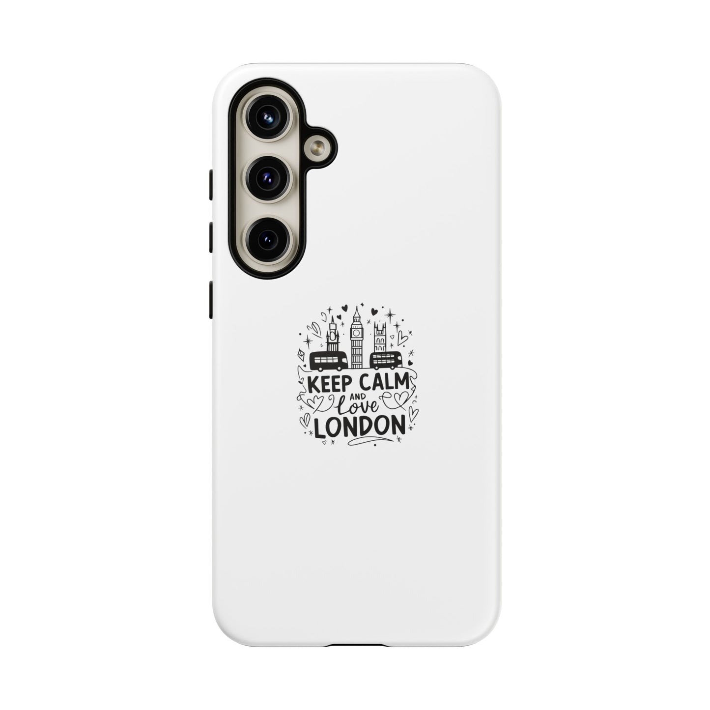 London Keepsake Phone Case - Keep Calm and Love London Design